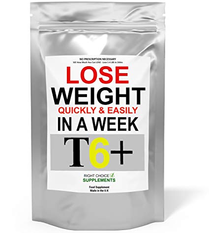 T6  Very Strong Slimming Weight Loss Tablets Extreme Legal Fat Burner Diet Pills (60)
