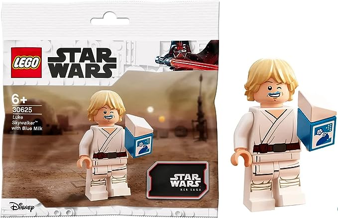 LEGO: Luke Skywalker - Blue Milk Mini-Figure (30625, Ages 6 )