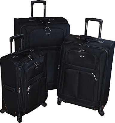 Kemyer 1000 Plus Series 3-PC Expandable Spinner Luggage Set