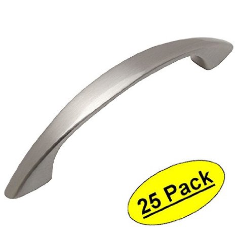 Cosmas® 1387SN Satin Nickel Cabinet Hardware Handle Pull - 3" Hole Centers - 25 Pack