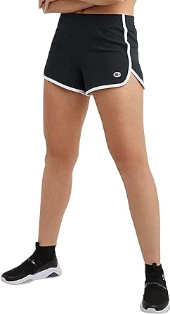 Champion Women'S Shorts, Gym Shorts, Mid-Rise, Comfortable Athletic Shorts For Women, 2.5