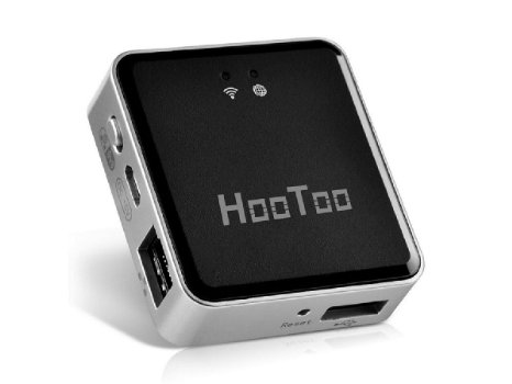 HooToo® TripMate Nano Wireless Router (with USB Media Storage and Sharing)