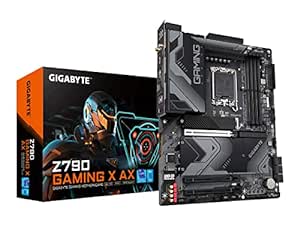 GIGABYTE Z790 Gaming X AX (LGA 1700/ Intel/ Z790/ ATX/ DDR5/ M.2/ PCIe 5.0/ USB 3.2 Gen2X2 Type-C/Intel Wi-Fi 6E/ 2.5GbE LAN/Q-Flash Plus/EZ-Latch Plus/Gaming Motherboard)