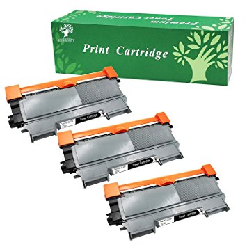 GREENSKY 3 Packs(3 Black) Compatible Toner Cartridge Replacement for Brother TN450 TN420 High Yield Toner (2600 Yield)