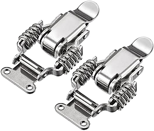 uxcell HS-022 Stainless Steel 201 Compression Spring Draw Toggle Latch Clamp, 68mm Long, Pack of 2