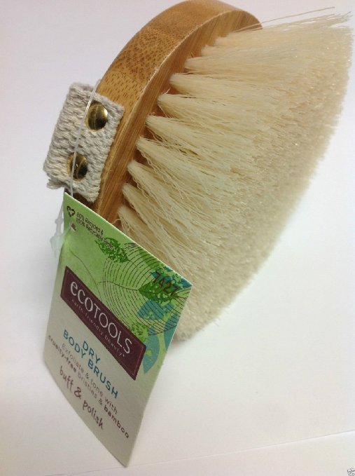 Ecotools Dry Body Brush Exfoliate and Tone  Cruelty-free Bristles and Bamboo
