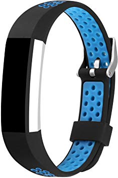 iGK Silicone Replacement Bands Compatible for Fitbit Alta and Fitbit Alta HR, Newest Adjustable Sport Strap Smartwatch Fitness Wristbands