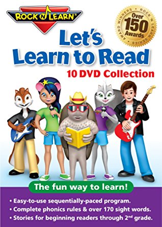 Let's Learn to Read 10-DVD Collection by Rock 'N Learn