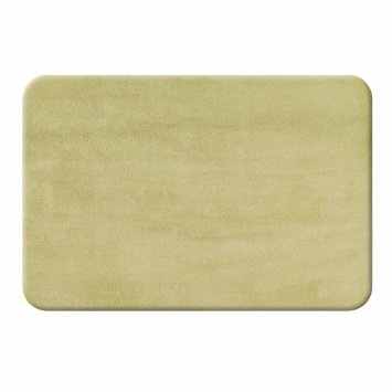 Sleep Innovations Memory Foam Bath Mat, Twin Pack, 20-Inch by 32-Inch, Sandy Shore Taupe, 2-Pack