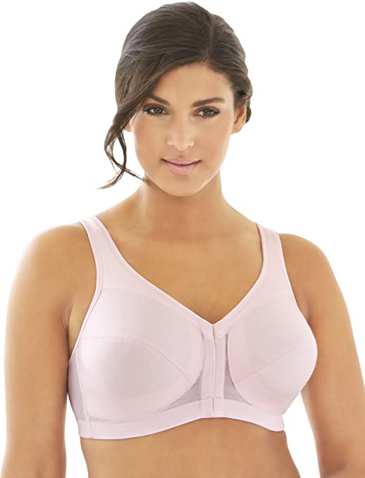 Glamorise Women's MagicLift Front Close Posture Back Support Bra #1265