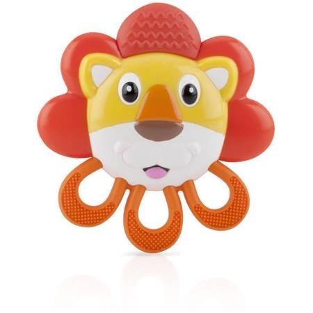 BPA Free Nuby Vibe-eez Vibrating Teether, Lion