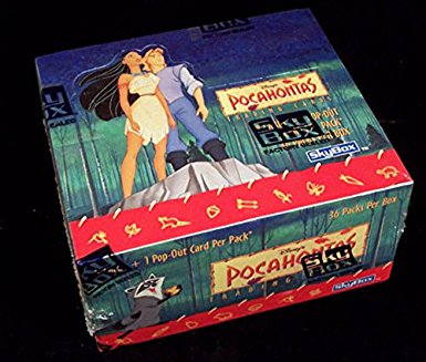1995 Skybox Disney's Pocahontas Trading Card Box 36 Packs