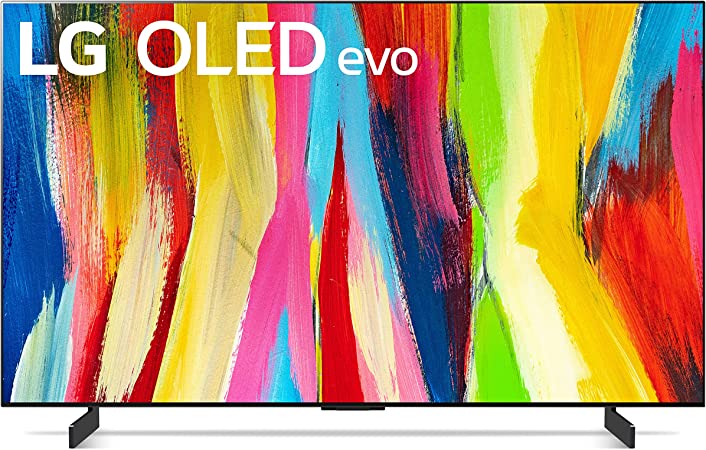 LG C2 Series 42-Inch Class OLED evo Gallery Edition Smart TV OLED42C2PUA, 2022 - AI-Powered 4K TV, Alexa Built-in