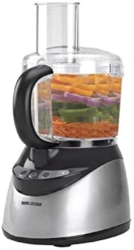 Black & Decker FP1550S 10-Cup Food Processor, Stainless Steel and Black