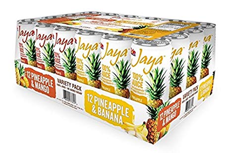 Dole Jaya Juice Pineapple/Mango and Pineapple/Banana, 8.4 Ounce, 24 Count