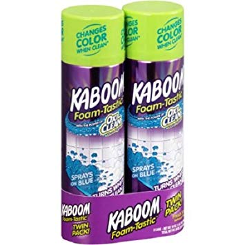 Twin Pack Kaboom Foam-Tastic Fresh Scent Bathroom Cleaner, 19 oz, 2 count