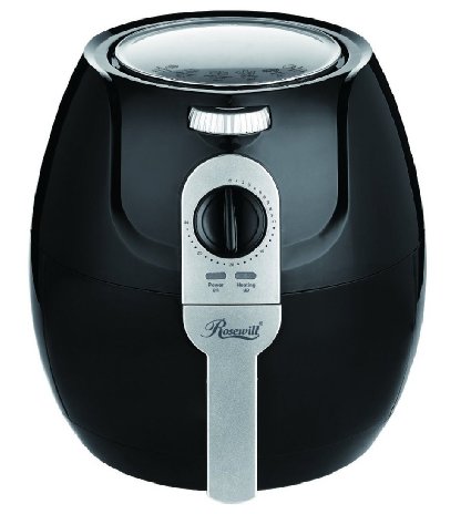 Rosewill RHAF-15004 Black 1400W Multifunction Electric Air Fryer Programmable, Timer and Temperature Control - for Healthy Frying with Little to No Oil ...