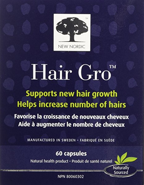New Nordic Hair Gro, 60 Count