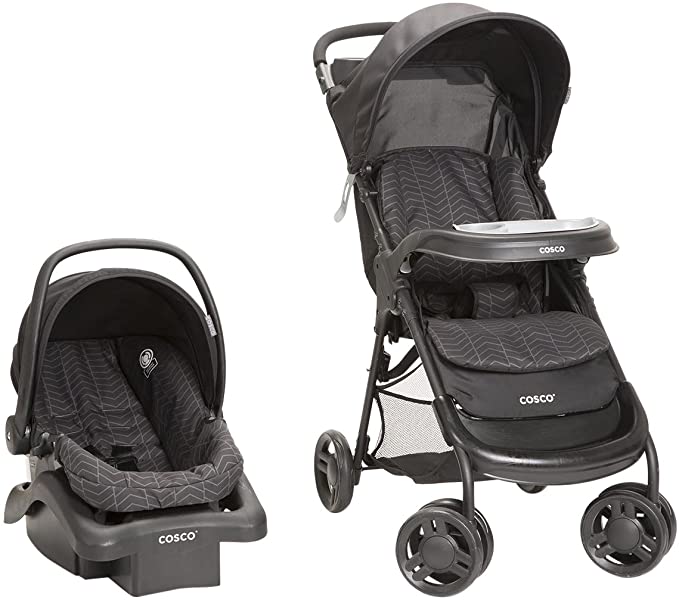 Cosco Lift and Stroll Plus Travel System - Black Arrow