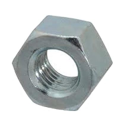 Small Parts FSC14HN5Z Medium-Strength Steel Hex Nut, Grade 5, Zinc Plated, 1/4"-20" Thread Size (Pack of 100)