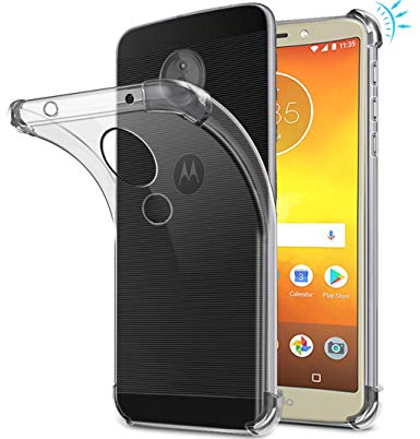 Moto G6 Play Case,Moto G6 Forge case, Suensan TPU Shock Absorption Technology Raised Bezels Protective Case Cover for Motorola Moto G6 Forge,Moto G6 Play Case smartphone (TPU Clear)