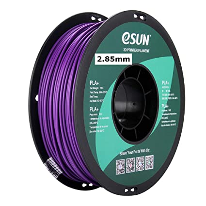 eSUN 3mm Purple PLA PRO (PLA ) 3D Printer Filament 1KG Spool (2.2lbs), Actual Diameter 2.85mm  /- 0.05mm, Purple, (Pantone 268C)