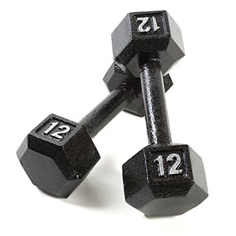 CAP Barbell Cast Iron Hex Dumbbell