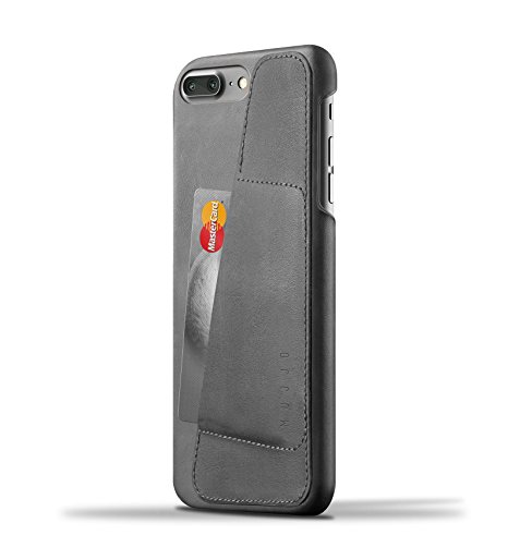 Mujjo Wallet Case for Apple iPhone 8/7 Plus - Gray