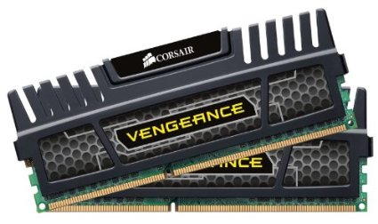 Corsair Vengeance 16GB (2 x 8 GB) DDR3 1600 MHz (PC3 12800) Desktop Memory (CMZ16GX3M2A1600C10)