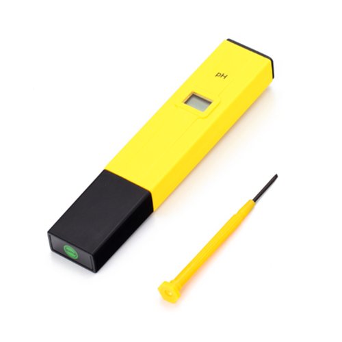 Digital pH Meter Pocket Size pH Test Pen 0-14 pH Measurement Range High Accuracy Water Quality Tester for Household Drinking Water Ponds Swimming Pools Aquariums and Hydroponics