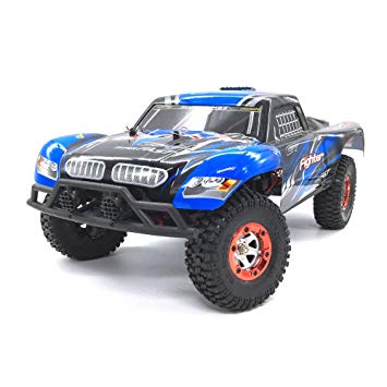 KELIWOW 1/12 Scale Off-road Electric RC Car 2.4Ghz 4WD High Speed 25 MPH Remote Control Car RTR(Blue)
