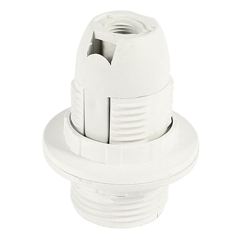 Plastic Shell Screw Type E14 Bulb Light Lamp Holder Socket AC 250V 2A