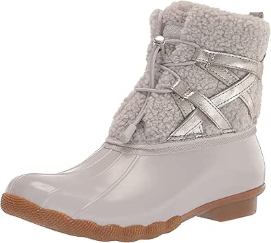 Sperry Mens Shoes Women's Winter Boot, Silver, 6.5