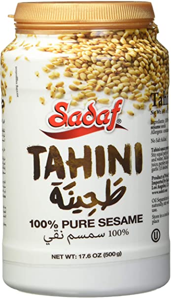 Sadaf Tahini 100% Pure Sesame, 500 Grams