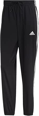 adidas Men's Aeroready Essentials Woven 3-Stripes Tapered Pants