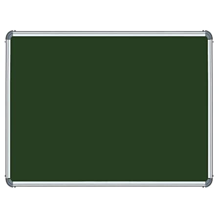 Iconic Pin-up Display Board Mini for Home, Kids, Office & School Lightweight Aluminium Frame (Pack of 1) (Green, 2x2 Feet)