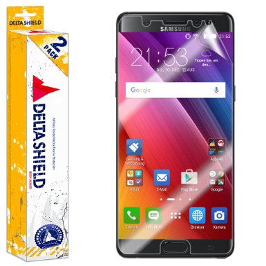 Galaxy Note 7 Screen Protector (Case Friendly) [2-Pack], DeltaShield BodyArmor Full Coverage Screen Protector for Galaxy Note 7 Military-Grade Clear HD Anti-Bubble Film - Lifetime Warranty