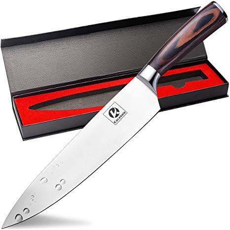 Kacebela Chef Knife Chef's Knife 8 inches, Kitchen knife High Carbon, Stainless Steel Knives for chef