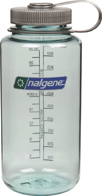 Nalgene Tritan Wide Mouth BPA-Free Water Bottle, 1-Quart