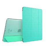 iPad Air 2 Case ESR Yippee Colour Spring Series Trifold Case Smart Cover Ultra Slim Light Weight Scratch-Resistant Lining Perfect Fit Protective Case for iPad Air 2 Mint Green
