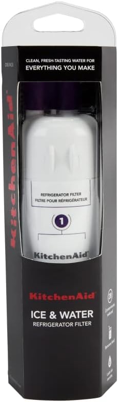 KitchenAid Refrigerator Ice and Water Filter 1 - KAD1RXD1, Single-Pack, Purple