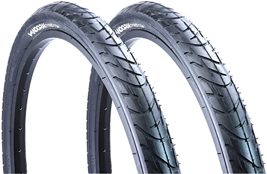 Vandorm Pair of 26" Slick Tyre MTB Wind 210 26" x 2.10" Bike Tyres