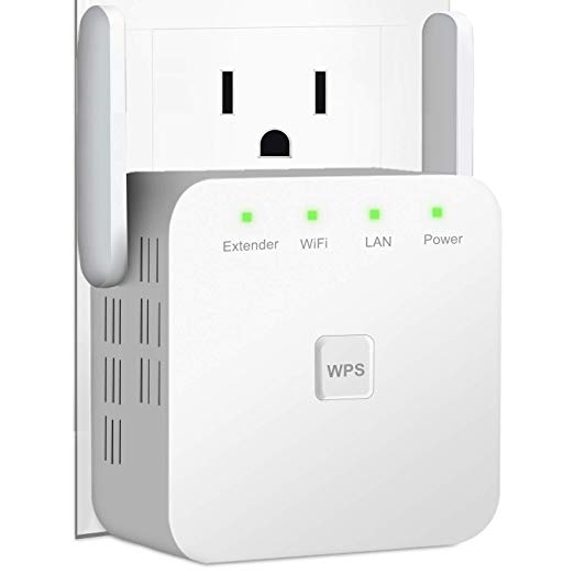 WiFi Range Extender,FiveHome 300Mbps 2.4G High Speed WiFi Booster Repeater Extends WiFi to Smart Home & Alexa Devices, 2X2 MU-MIMO,Easy and Quick Set Up (ac300)