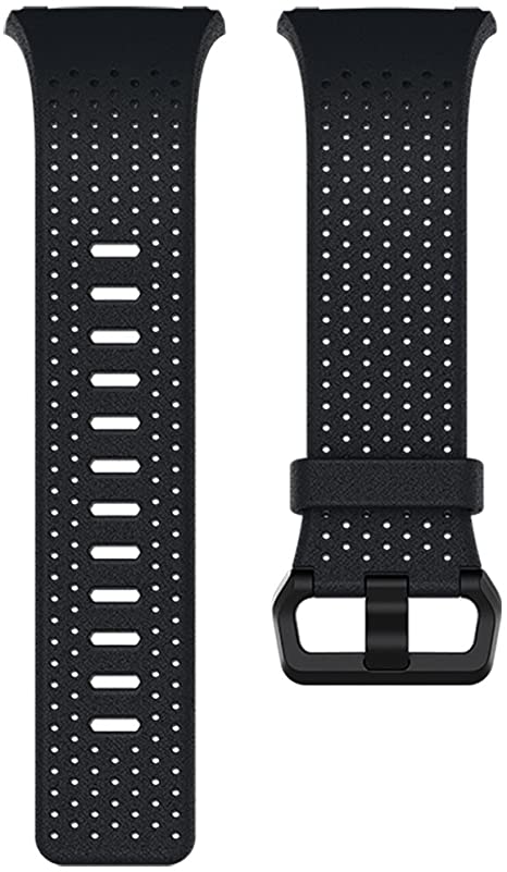 Fitbit Ionic Perforated Leather Accessory Band, Midnight Blue, Small