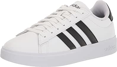 adidas Unisex-Child Grand Court 2.0 Elastic (Little Big Kid) Sneaker