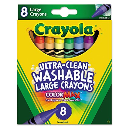 Kid's First Large Washable Crayons 8 ct.