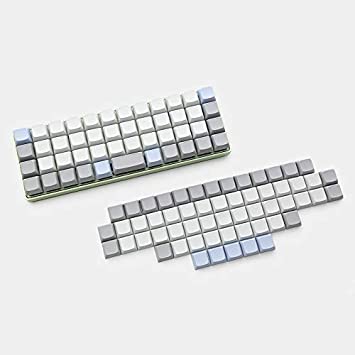 XDA DSA Blank PBT Keycaps Suitable for Ortholinear Layout MX Keyboard XD75 ID75 Planck Preonic Niu40 (Only Keycap)