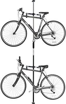 SPAREHAND Q-RAK II Floor-to-Ceiling Freestanding Adjustable Bike Rack Storage, Max Weight Limit 80 lbs,