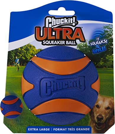 Chuckit! Ultra Squeaker Dog Ball, Fetch Toy, Extra Large, 1 Pack