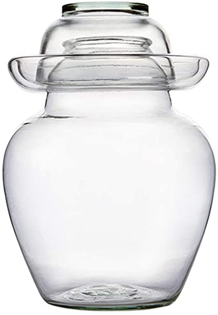 TELLW Home transparent kimchi jar thickened glass pickles altar pickled pot creative pickles pickled cabbage cylinder sealing tank